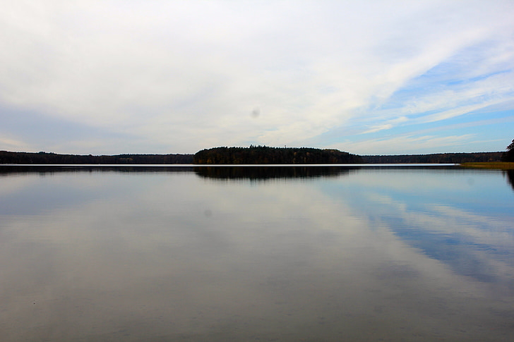 krajine, jezero, stechlinsee, narave