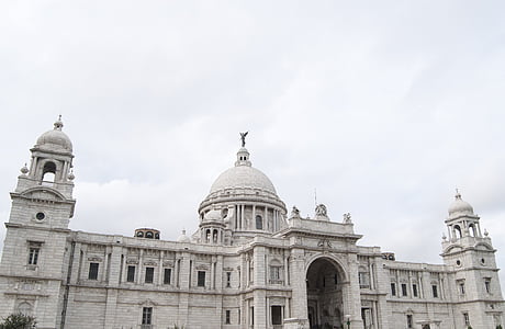 Victoria, Pomnik, Architektura, Pomnik, Brytyjskie, Kalkuta, Kalkuta