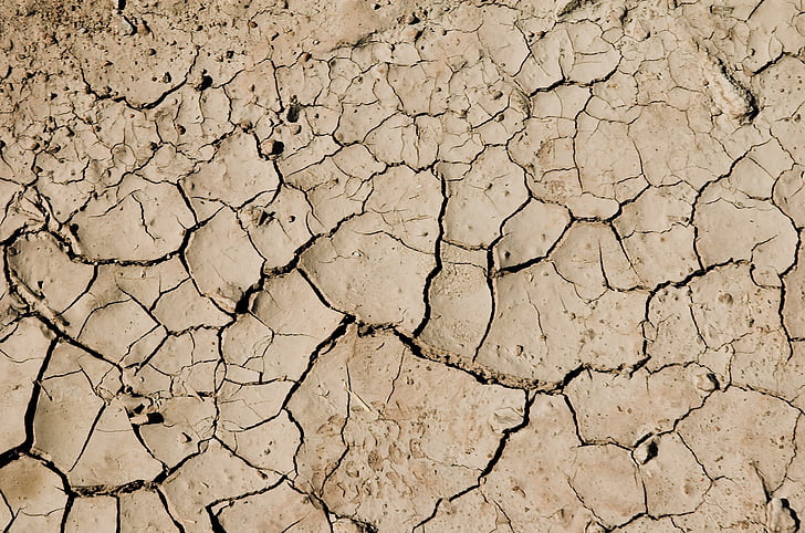 desert, dry, drought, cracked, ground, earth, land