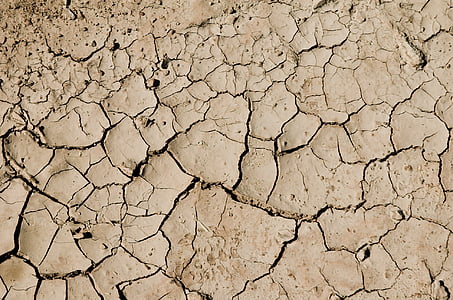 Desert, kuiva, kuivuus, säröillä, maahan, maan, maa