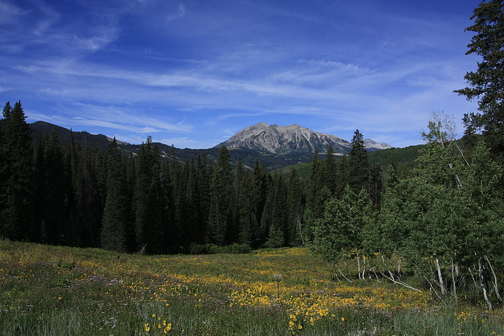 montañas, Colorado, Crested butte