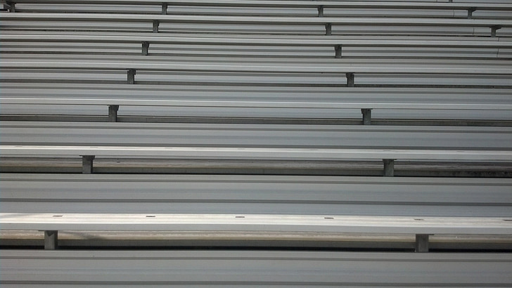aluminium, bleachers, siddepladser, Stadium, Sport, Sport, materiale