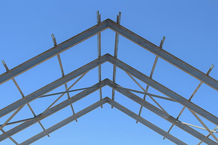 construcción de techo, aluminio, glándula, de la inclinación