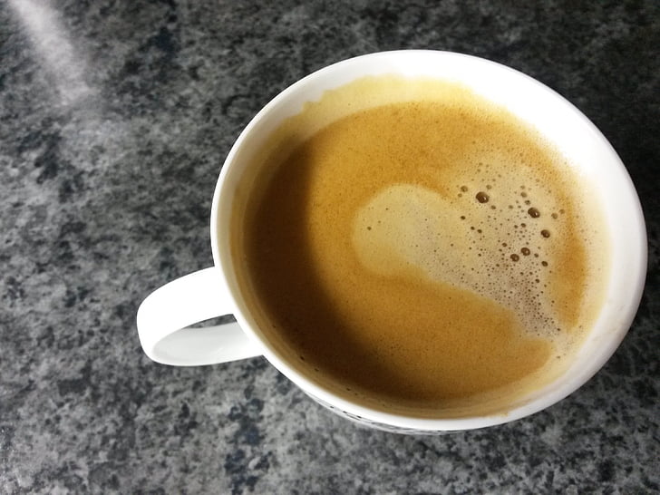 café, corazón, amor, taza, día de San Valentín, amor caliente, bebidas