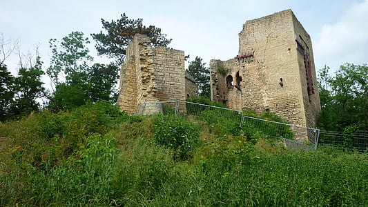 lobdeburg, burgruine, cultural monument, in the case of jena