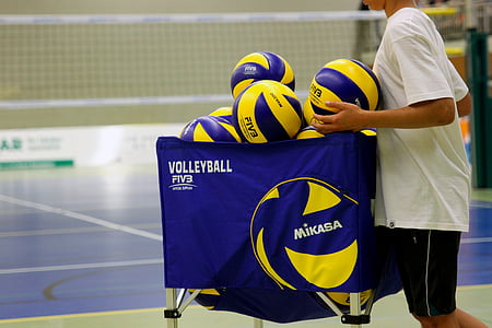 Volleyball, Sport, Kugel, Volley, Ballsportarten, Ball-Korb, Teamsport