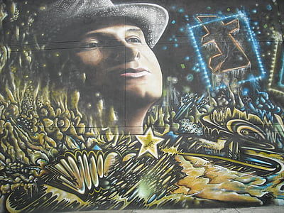 miast sztuki, Bogotá, Kolumbia, graffiti