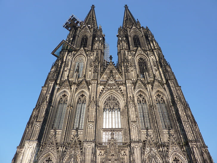 cologne, dom, church, cathedral, building, catholic, architecture