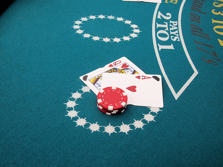 Blackjack, Casino, kaarten