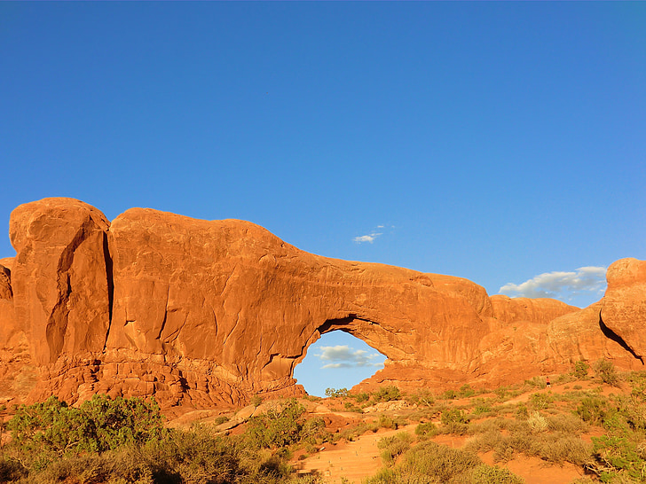 Arches nationalpark, Utah, nationalparker, sten, röd, naturen, Rock