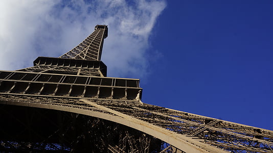 Paris, orientieris, arhitektūra, būvniecība, slavena vieta, Eifeļa tornis, Paris - France