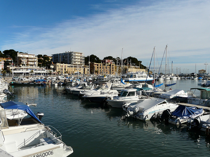 Marseille, pelabuhan tua, Prancis, Mediterania