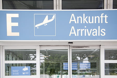 Zračna luka, međunarodne, u Münchenu, arhitektura, zgrada, prijevoz, dolaska
