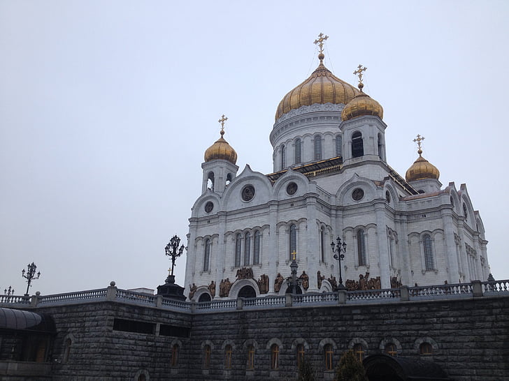 kirke, ortodokse, dome, Russland, arkitektur, katedralen, kristendom