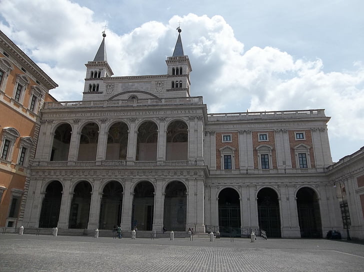 archbasilica, St john, Vatikanet, Roma, Italia, Lateran, fasade