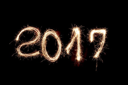 cap d any, any nou, 2017, feliç any nou, focs artificials, any nou, canvi d'any