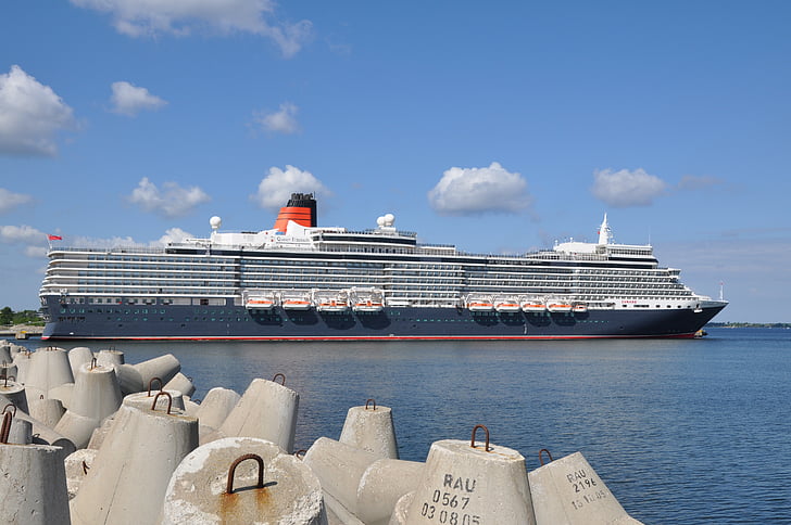 Queen mary 2, Cruise, Akdeniz, gemi