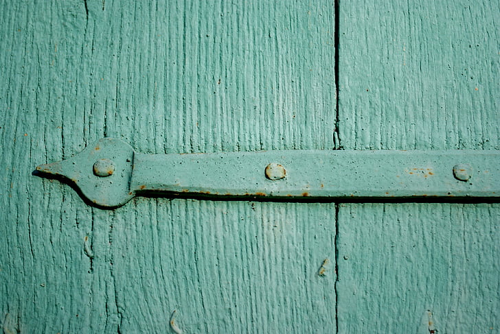 κλείστρου, ξύλο, παλιά, υφή, πράσινο, πόρτα, ξύλο - υλικό