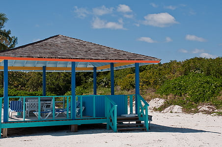 Pavilion, katto, arkkitehtuuri, matkustaa, kesällä, Island, Paradise