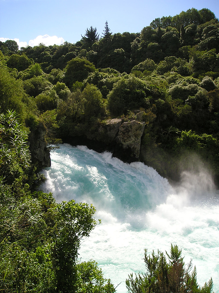 cascada, força, natura, Nova Zelanda