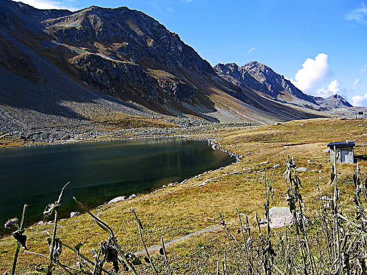 mountains, mountain landscape, alpine, mountain, nature, lake, landscape