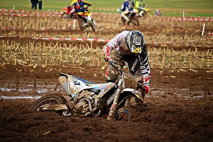 motocross, enduro, mud, motorcycle, cross, dirty, quagmire