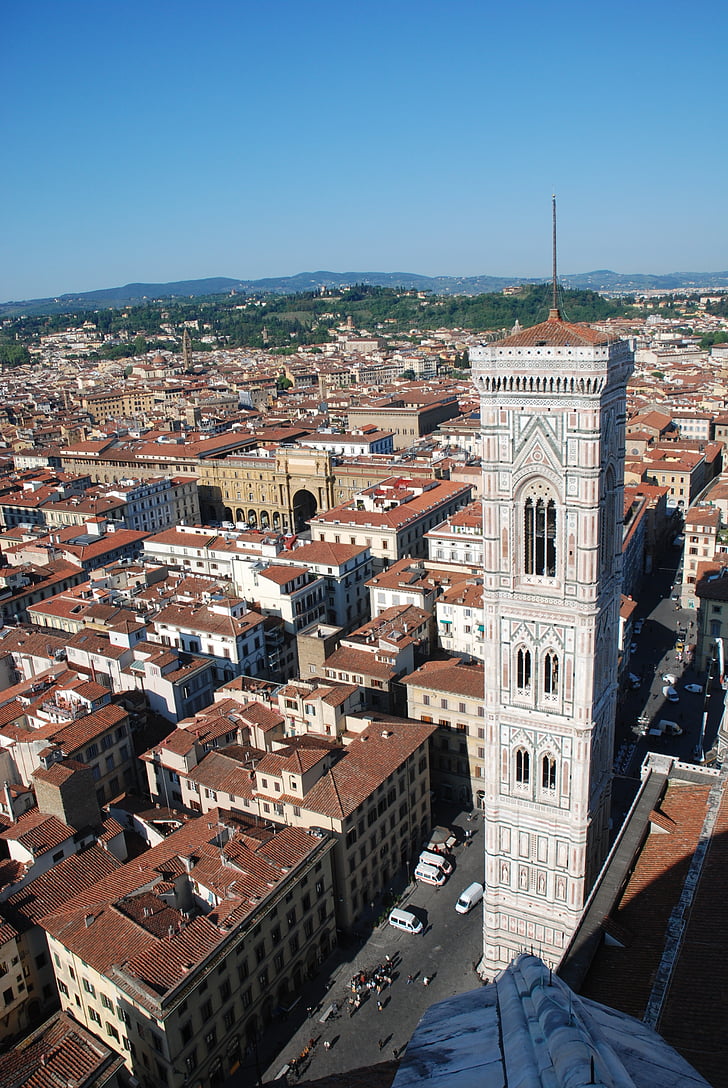 Florence, Italie, Italia, monuments, sculptures, architecture, statues