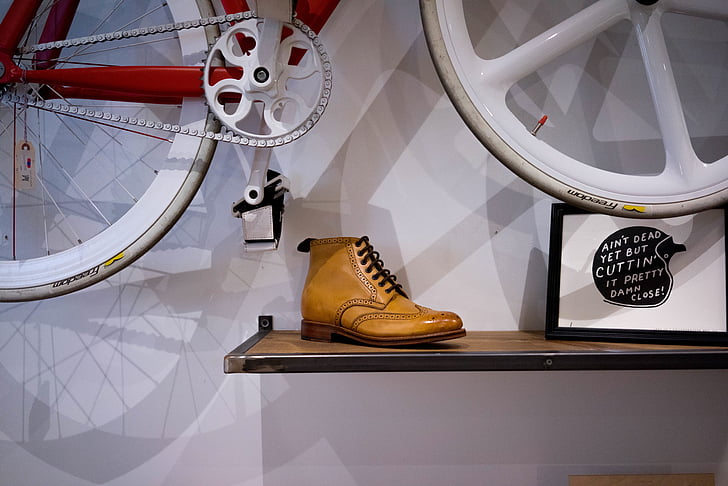 home, decoration, bicycle, hanging, road bike, shoe, picture