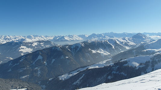Alpin, snö, glaciär, Österrike