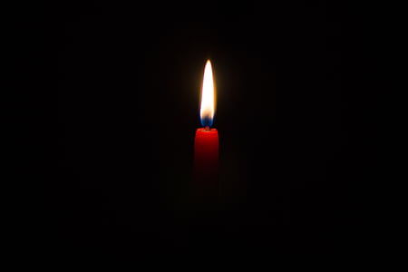 黑暗, 晚上, 蜡烛, 光, 火花, 蜡, 热