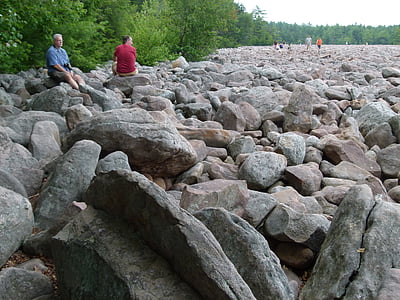 boulders, boulder field, rock, stone, natural, rocks, stones