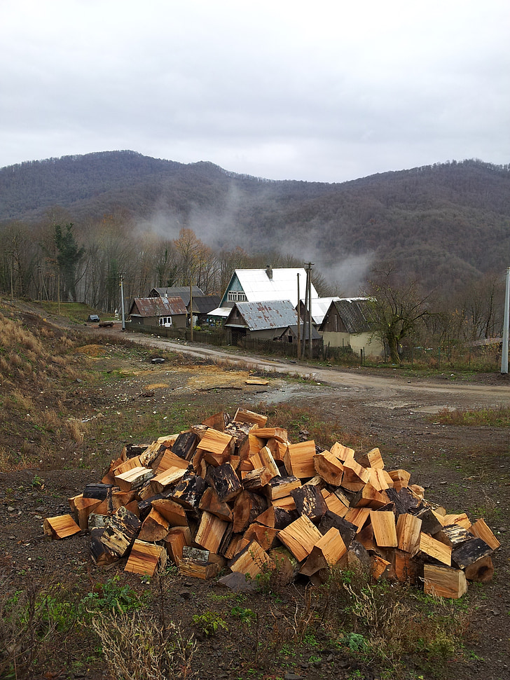 sochi, firewood, landscape, journey