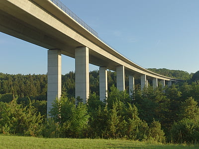híd, Aichtal, Schönbuch, völgy