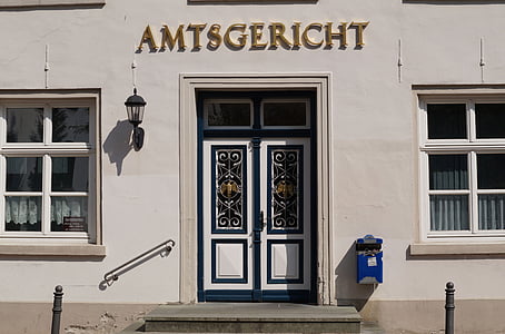 Gebäude, historisch, Amtsgericht, Aurich, Ostfriesland