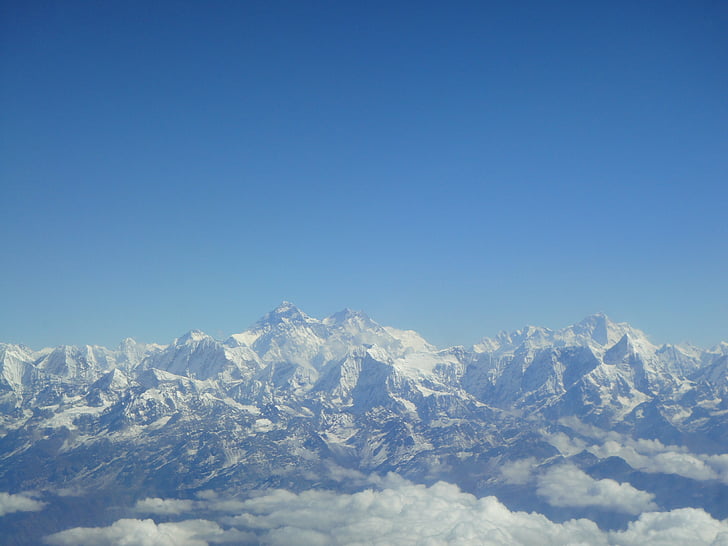 Cordillera del Himalaya, Nepal, Himalaya, montaña, nieve, glaciar de, extremo