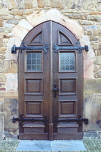 door, front door, input, house entrance, goal, wood, old