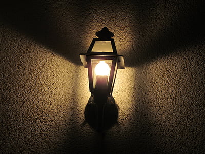 lampe, lanterne, lumière, éclairage, enfer, sembler, lumières