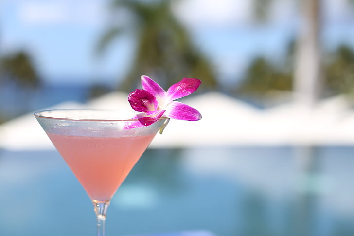 cocktail, ngày tháng, Ngày lao động, Hawaii, rượu, mùa hè, thức uống