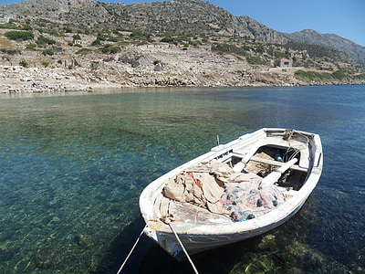 boat, fishing, fishing vessel, sea, nautical Vessel, summer, mediterranean Sea