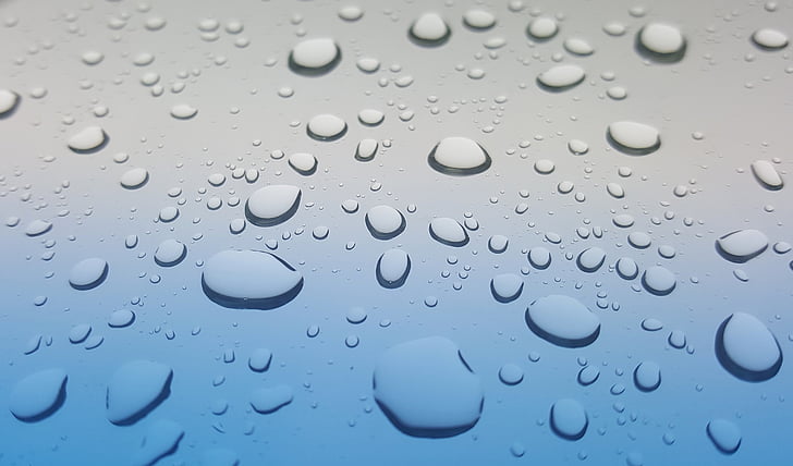 σταγόνες βροχής, βροχή, νερό, σταλαγματιές, υγρό, καιρικές συνθήκες, ντους