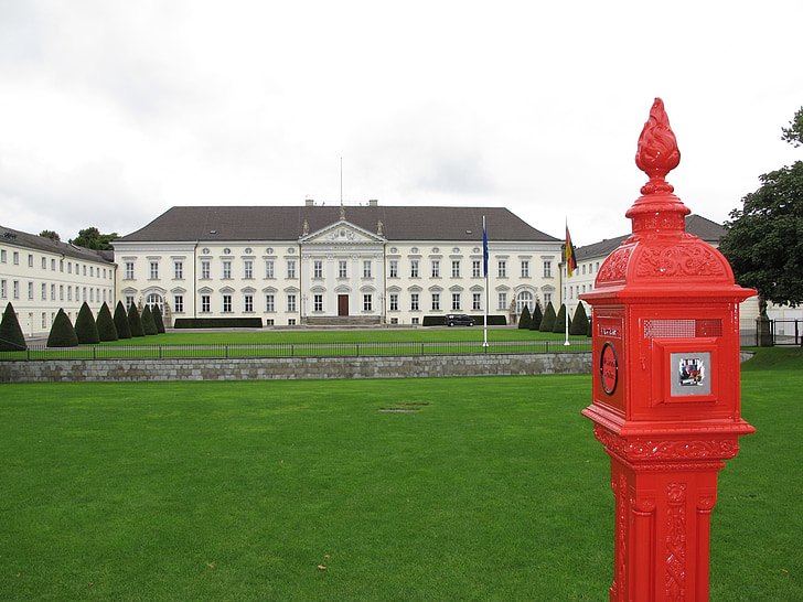 slottet bellevue, presidentens kontor, Berlin, slottet, Bellevue, neo klassisk arkitektur, fra 1786