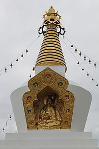 stupa, 헝가리, mátraverebély, 부처님, 불교