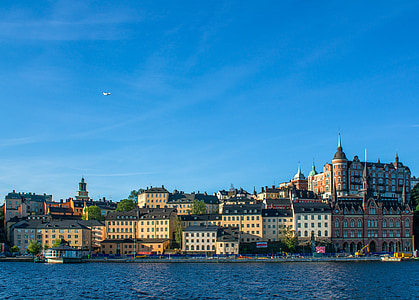 Zweden, Stockholm, Pier, strand