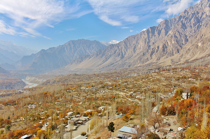 Pakistanas, kalnų, kelionės, slėnis, kraštovaizdžio, Rokas, žygiai pėsčiomis