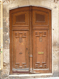 puerta, madera, entrada, puerta de entrada, puertas, arquitectura, edificio