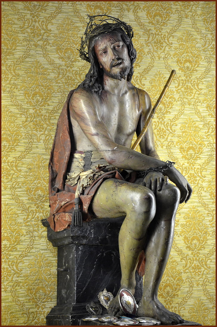 Италия, Флоренция, Църква Сан Марко, ECCE homo, Джакопо Мария foggini, 1654