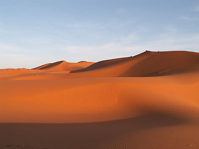 viagens, Marrocos, Erfoud, Duna de areia, deserto, areia, paisagem