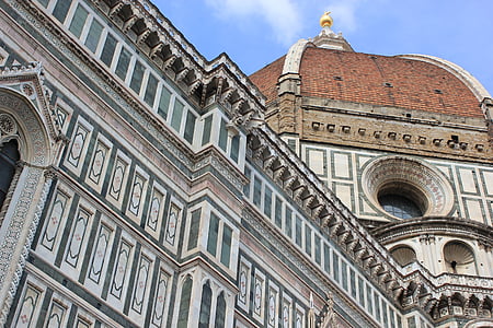 Duomo, Florence, kerk, het platform, Italië, koepel van florence, Basiliek