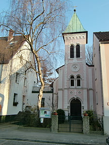 kostelní věž, Luther, budova, kostel