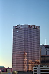 Atlantic city, kaszinó, New Jersey-ben, szerencsejáték, Blackjack, Ballys, épület külső